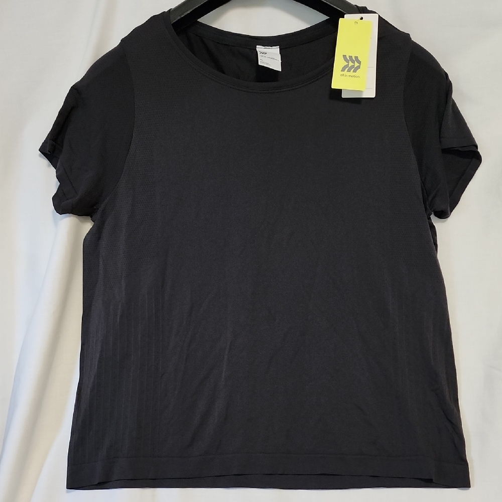 All in Motion Black Short Sleeve Women's Tee